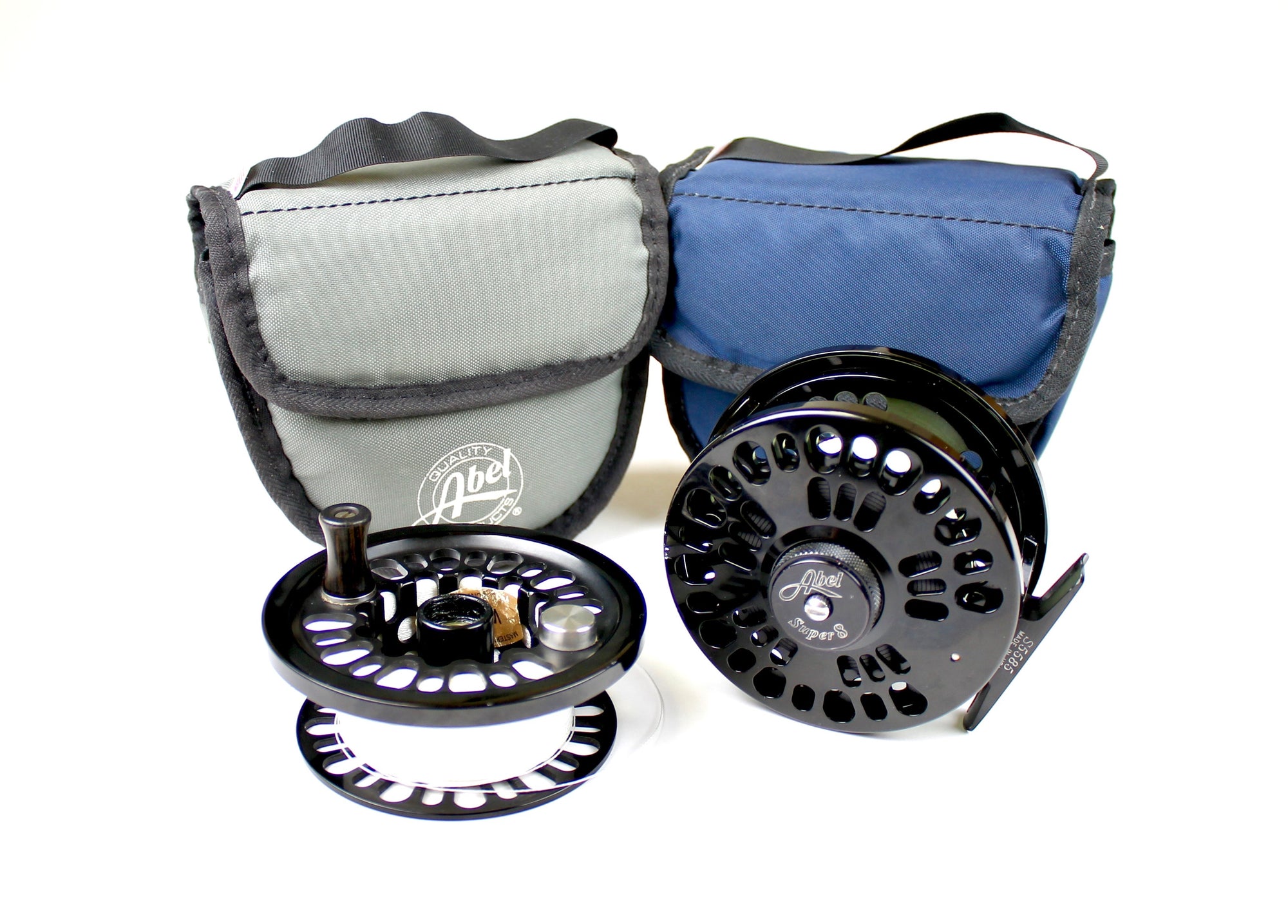 MADE IN USA – ABEL SUPER 12 SALMON FLY REEL + SPARE SPOOL