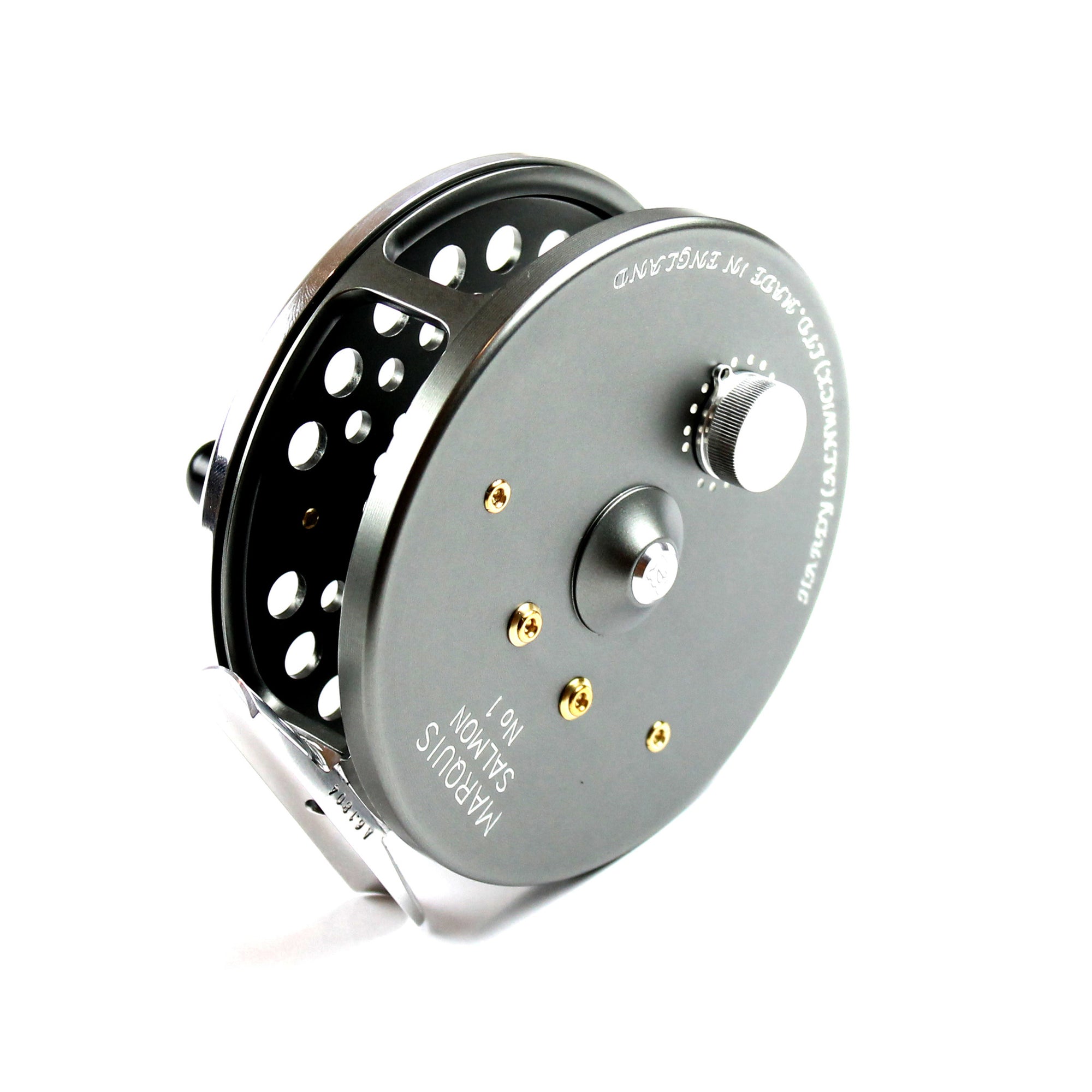 Hardy Marquis LWT Fly Fishing Reel - Right/Left Reel Handle Position - Gun  Metal
