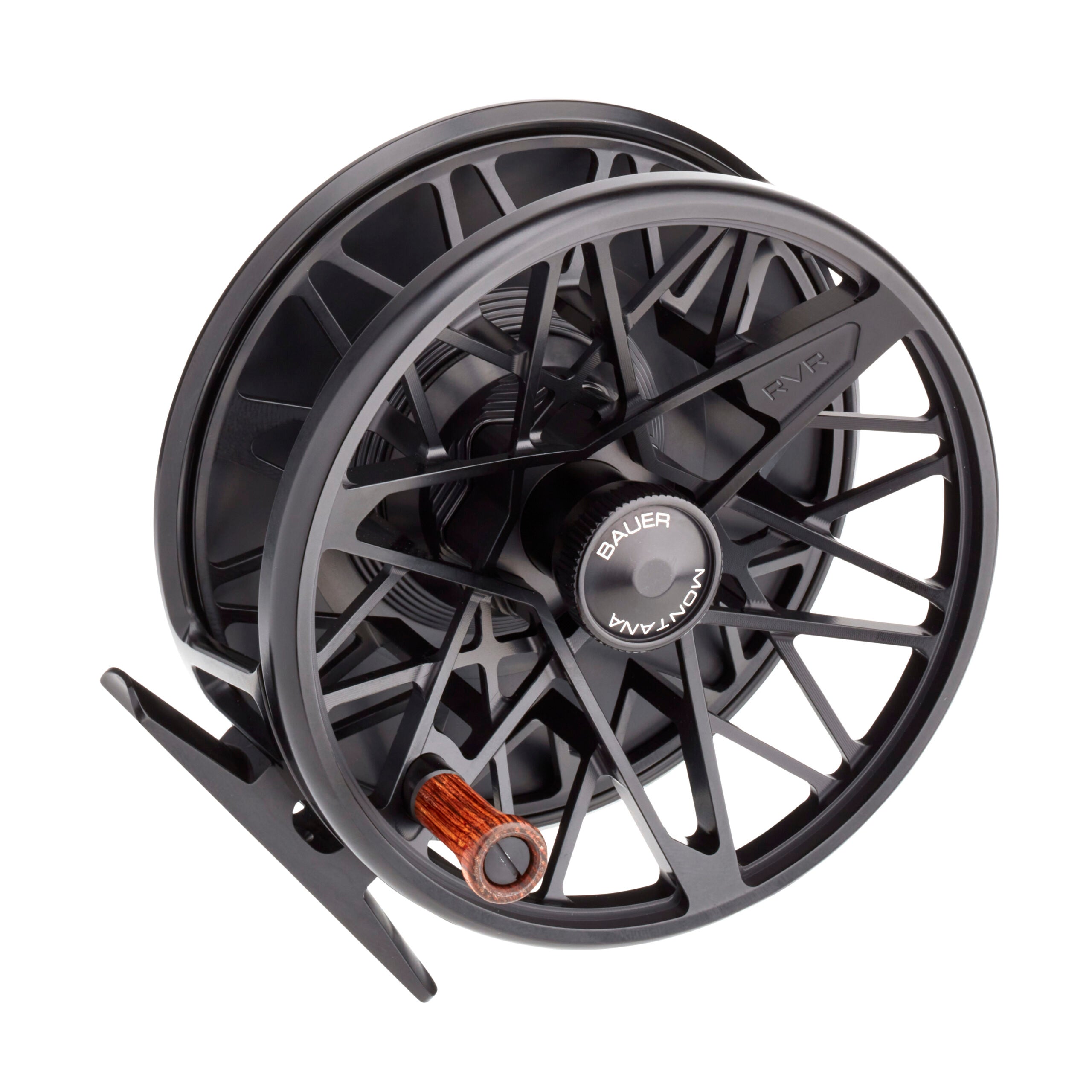 Bauer RX 1 Fly Reel - Black / Charcoal - NEW - FREE FLY LINE 