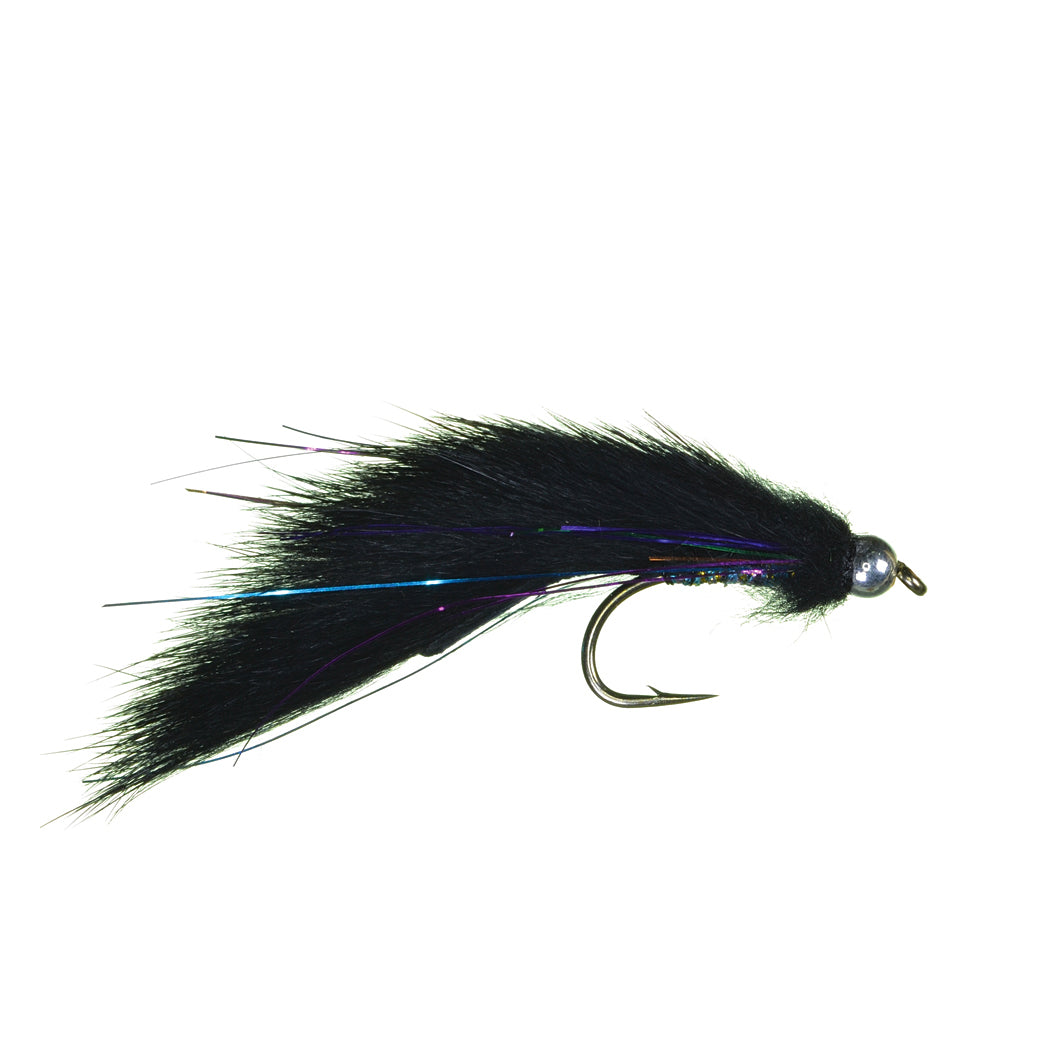 Beadhead Mini Leech - Black, Fly Fishing Flies For Less