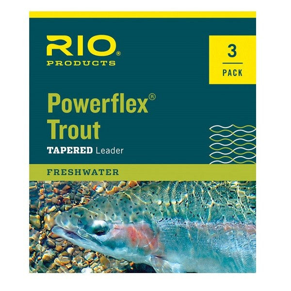 RIO Powerflex Trout Leader 7.5' - 3 Pack